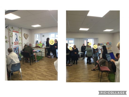 Yarborough Academy pop-up event with parent carers and services